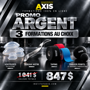 Promo Argent: 3 cours au choix